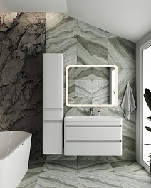 Style Line Мебель для ванной подвесная Атлантика 100, Люкс антискрейч, PLUS – фотография-2
